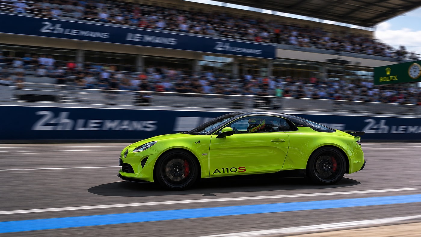 Alpine A110 S au circuit du Mans